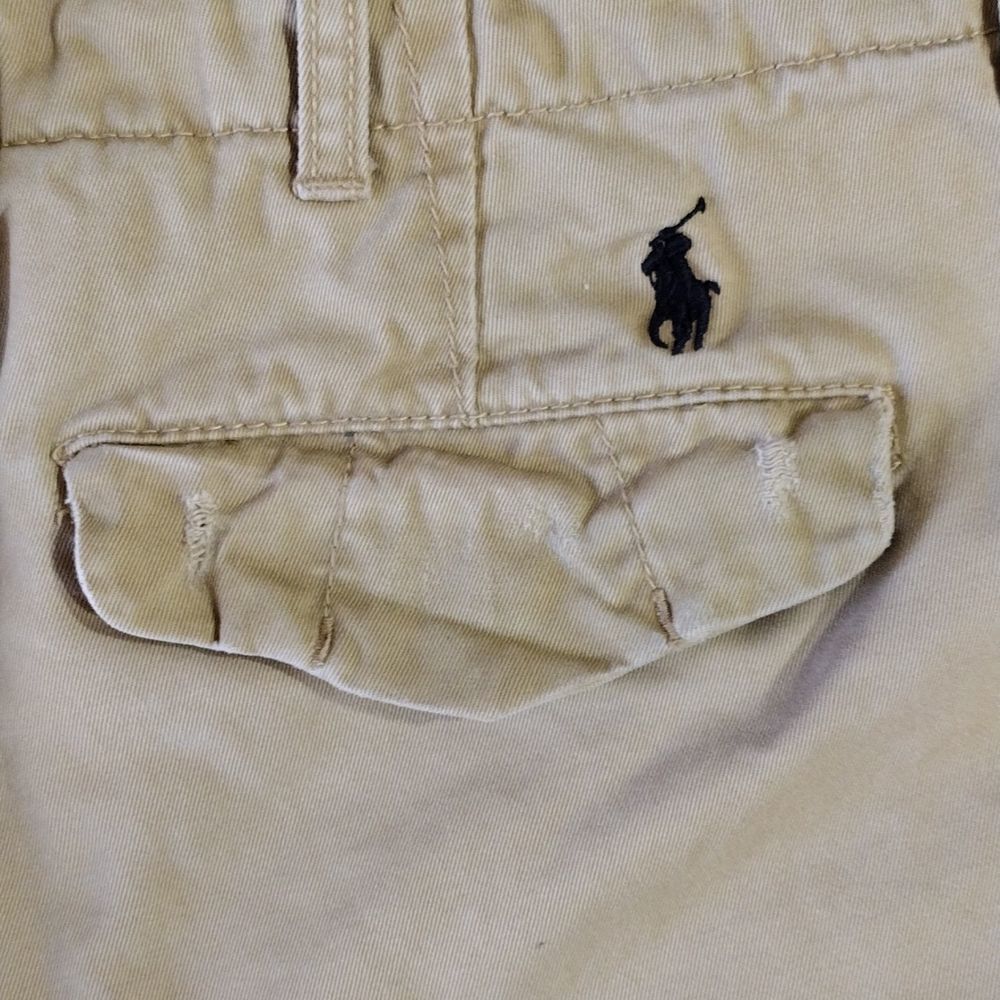 Polo Ralph Lauren Distressed Button DrawString Shorts - Picture 4 of 15